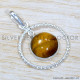 Tiger Eye 925 Sterling Silver Pendant (SJWP-1259)