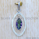 Mystic Topaz 925 Sterling Silver Pendant (SJWP-1271)
