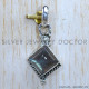 Labradorite 925 Sterling Silver Pendant (SJWP-1275)
