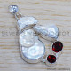 Pearl 925 Sterling Silver Pendant (SJWP-137) Pearl 925 Sterling Silver Pendant (SJWP-137)