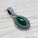 Green Onyx 925 Sterling Silver Pendant (SJWP-1476) Green Onyx 925 Sterling Silver Pendant (SJWP-1476)