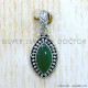 Green Onyx 925 Sterling Silver Pendant (SJWP-1476) Green Onyx 925 Sterling Silver Pendant (SJWP-1476)
