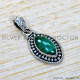 Malachite 925 Sterling Silver Pendant (SJWP-1477) Malachite 925 Sterling Silver Pendant (SJWP-1477)