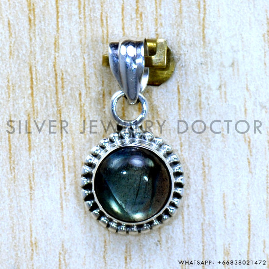 Labradorite 925 Sterling Silver Pendant (SJWP-1479) Labradorite 925 Sterling Silver Pendant (SJWP-1479)