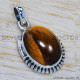 Tiger Eye 925 Sterling Silver Pendant (SJWP-148) Tiger Eye 925 Sterling Silver Pendant (SJWP-148)