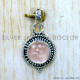 Rose Quartz 925 Sterling Silver Pendant (SJWP-1481)