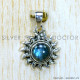 Labradorite 925 Sterling Silver Pendant (SJWP-1483) Labradorite 925 Sterling Silver Pendant (SJWP-1483)