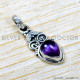 Amethyst 925 Sterling Silver Pendant (SJWP-1487) Amethyst 925 Sterling Silver Pendant (SJWP-1487)