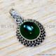 Green Onyx 925 Sterling Silver Pendant (SJWP-1488) Green Onyx 925 Sterling Silver Pendant (SJWP-1488)