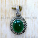 Green Onyx 925 Sterling Silver Pendant (SJWP-1488) Green Onyx 925 Sterling Silver Pendant (SJWP-1488)