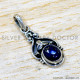 Lapis Lazuli 925 Sterling Silver Pendant (SJWP-1490)