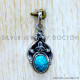 Turquoise 925 Sterling Silver Pendant (SJWP-1491) Turquoise 925 Sterling Silver Pendant (SJWP-1491)