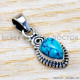 Turquoise 925 Sterling Silver Pendant (SJWP-1505) Turquoise 925 Sterling Silver Pendant (SJWP-1505)