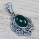 Green Onyx 925 Sterling Silver Pendant (SJWP-151) Green Onyx 925 Sterling Silver Pendant (SJWP-151)