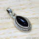Black Onyx 925 Sterling Silver Pendant (SJWP-1510) Black Onyx 925 Sterling Silver Pendant (SJWP-1510)