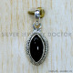 Black Onyx 925 Sterling Silver Pendant (SJWP-1510) Black Onyx 925 Sterling Silver Pendant (SJWP-1510)