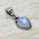 Rainbow Moonstone 925 Sterling Silver Pendant (SJWP-1511) Rainbow Moonstone 925 Sterling Silver Pendant (SJWP-1511)