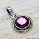 Ruby 925 Sterling Silver Pendant (SJWP-1513) Ruby 925 Sterling Silver Pendant (SJWP-1513)