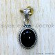 Black Onyx 925 Sterling Silver Pendant (SJWP-1517) Black Onyx 925 Sterling Silver Pendant (SJWP-1517)