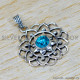 Turquoise 925 Sterling Silver Pendant (SJWP-1518) Turquoise 925 Sterling Silver Pendant (SJWP-1518)