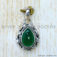 Green Onyx 925 Sterling Silver Pendant (SJWP-1519) Green Onyx 925 Sterling Silver Pendant (SJWP-1519)