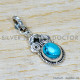 Turquoise 925 Sterling Silver Pendant (SJWP-1521) Turquoise 925 Sterling Silver Pendant (SJWP-1521)