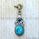 Turquoise 925 Sterling Silver Pendant (SJWP-1521) Turquoise 925 Sterling Silver Pendant (SJWP-1521)