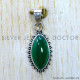 Green Onyx 925 Sterling Silver Pendant (SJWP-1528)