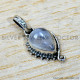 Rainbow Moonstone 925 Sterling Silver Pendant (SJWP-1529) Rainbow Moonstone 925 Sterling Silver Pendant (SJWP-1529)