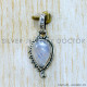 Rainbow Moonstone 925 Sterling Silver Pendant (SJWP-1529) Rainbow Moonstone 925 Sterling Silver Pendant (SJWP-1529)