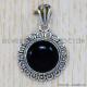 Black Onyx 925 Sterling Silver Pendant (SJWP-153) Black Onyx 925 Sterling Silver Pendant (SJWP-153)