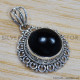 Black Onyx 925 Sterling Silver Pendant (SJWP-153) Black Onyx 925 Sterling Silver Pendant (SJWP-153)