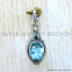 Blue Topaz 925 Sterling Silver Pendant (SJWP-1537) Blue Topaz 925 Sterling Silver Pendant (SJWP-1537)