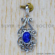 Lapis Lazuli 925 Sterling Silver Pendant (SJWP-154) Lapis Lazuli 925 Sterling Silver Pendant (SJWP-154)