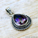 Mystic Topaz 925 Sterling Silver Pendant (SJWP-1540) Mystic Topaz 925 Sterling Silver Pendant (SJWP-1540)