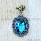 Blue Topaz 925 Sterling Silver Pendant (SJWP-1543) Blue Topaz 925 Sterling Silver Pendant (SJWP-1543)