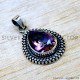 Mystic Topaz 925 Sterling Silver Pendant (SJWP-1546) Mystic Topaz 925 Sterling Silver Pendant (SJWP-1546)