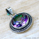 Mystic Topaz 925 Sterling Silver Pendant (SJWP-1549) Mystic Topaz 925 Sterling Silver Pendant (SJWP-1549)