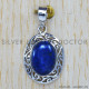 Lapis Lazuli 925 Sterling Silver Pendant (SJWP-156) Lapis Lazuli 925 Sterling Silver Pendant (SJWP-156)