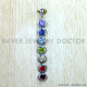Multistone 925 Sterling Silver Pendant (SJWP-1560)