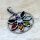 Multistone 925 Sterling Silver Pendant (SJWP-1563)