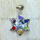 Multistone 925 Sterling Silver Pendant (SJWP-1567)