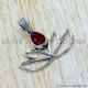 Ruby 925 Sterling Silver Pendant (SJWP-1569) Ruby 925 Sterling Silver Pendant (SJWP-1569)