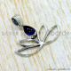 Amethyst 925 Sterling Silver Pendant (SJWP-1570)