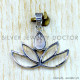 Rose Quartz 925 Sterling Silver Pendant (SJWP-1572) Rose Quartz 925 Sterling Silver Pendant (SJWP-1572)