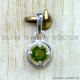 Peridot 925 Sterling Silver Pendant (SJWP-1578)