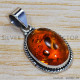 Amber 925 Sterling Silver Pendant (SJWP-159) Amber 925 Sterling Silver Pendant (SJWP-159)