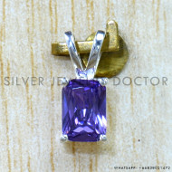 Amethyst 925 Sterling Silver Pendant (SJWP-1591) Amethyst 925 Sterling Silver Pendant (SJWP-1591)