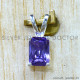 Amethyst 925 Sterling Silver Pendant (SJWP-1591)