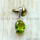 Peridot 925 Sterling Silver Pendant (SJWP-1600)